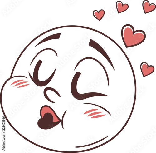 Love Struck Smiley Face
