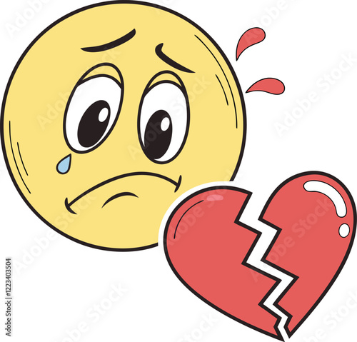 Heartbreak Emoji design