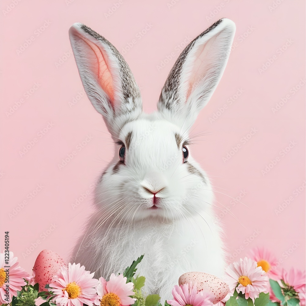 Obraz premium Rabbit ears, Easter day