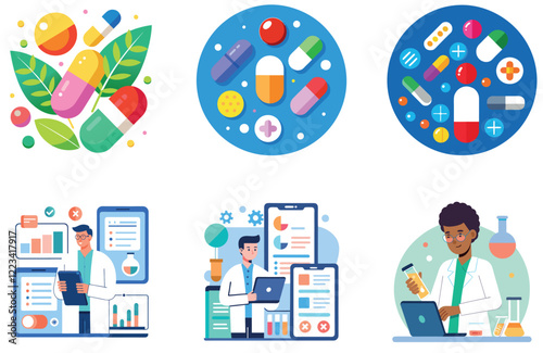 Accurate Patient Care Bundle: Medicine Documentation Collection Stickers
