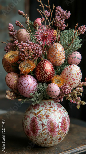 A Charming Tree Adorned Wit...