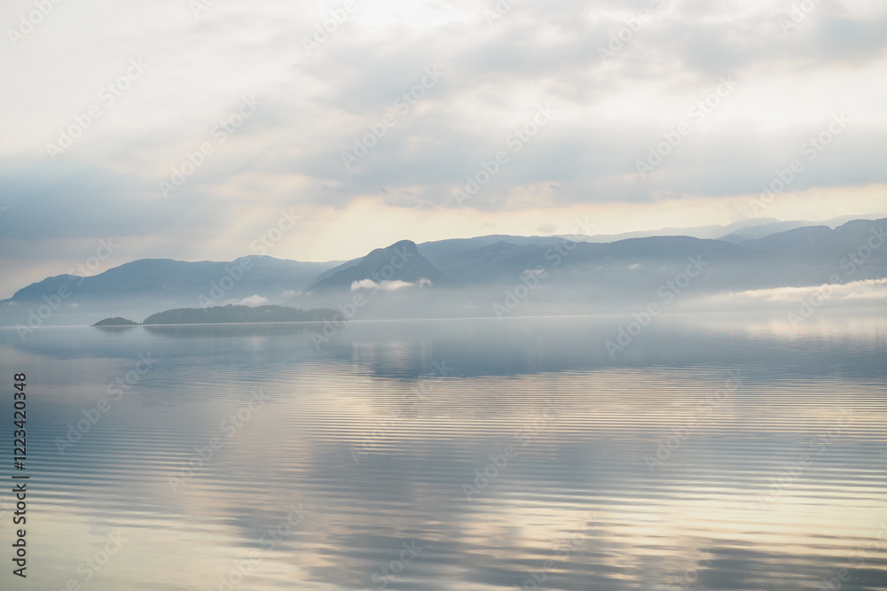 Fototapeta premium Picturesque fjords in Norway in summer 