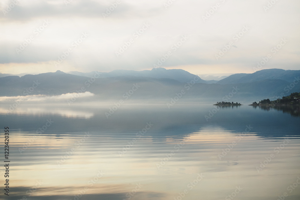 Fototapeta premium Picturesque fjords in Norway in summer 
