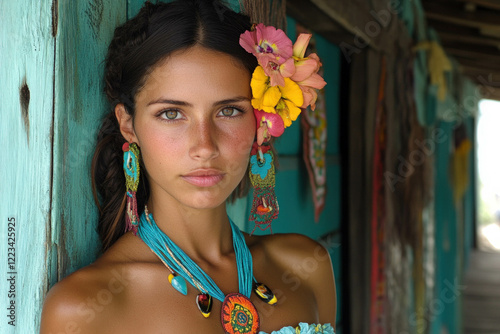Latin traditional bride dur...
