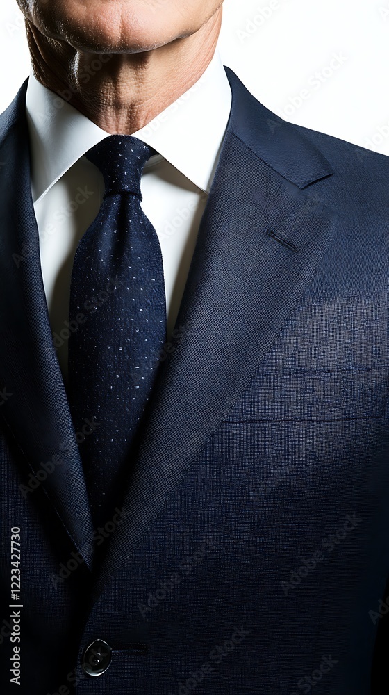 Man in formal attire standing with confidence Man in formal attire standing with confidence