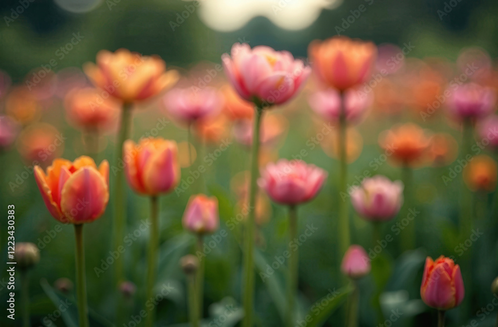 A sunny flower field with free space for your product, packaging, perfume, сosmetics A sunny flower field with free space for your product, packaging, perfume, сosmetics