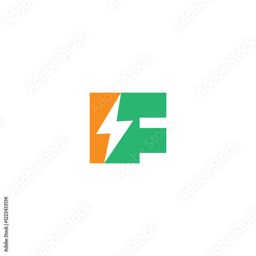 Free Download Elegant Alphabet Monogram IF FI Energy Logo with Abstract Design - GFXLoad
