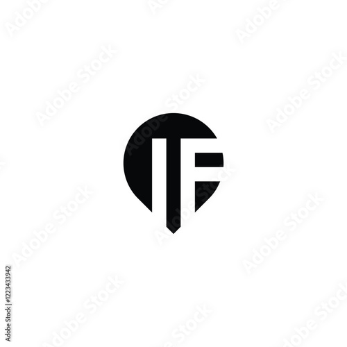 IF FI Location Monogram Alphabet Letters Logo with a Sophisticated Style