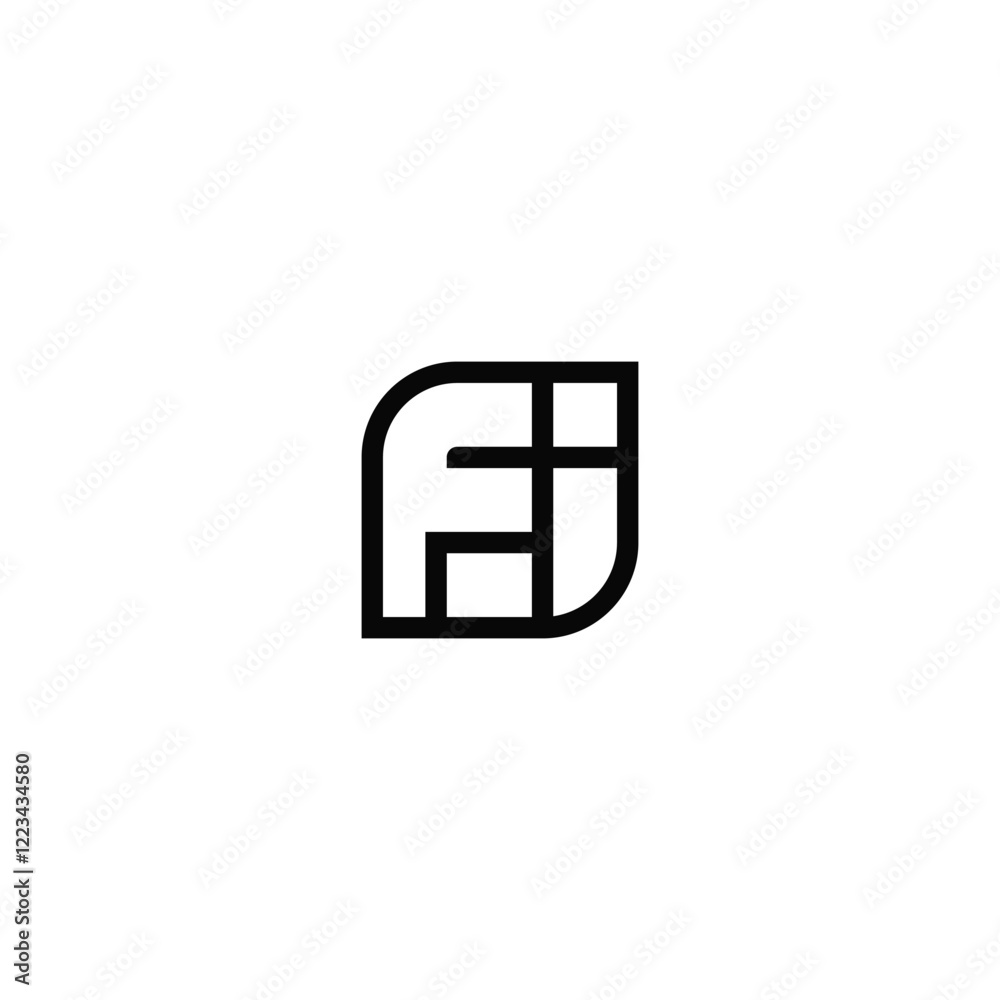 Professional Initial Monogram Logo of IF and FI Letters Professional Initial Monogram Logo of IF and FI Letters