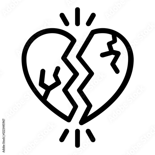 broken heart icon