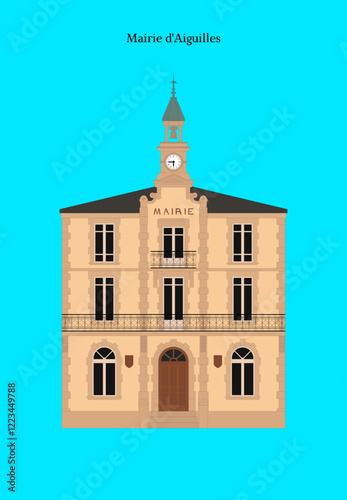 Mairie d'Aiguilles, France