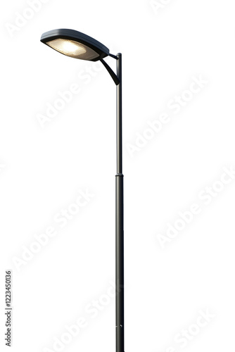 modern street lamp isolated png transparent background