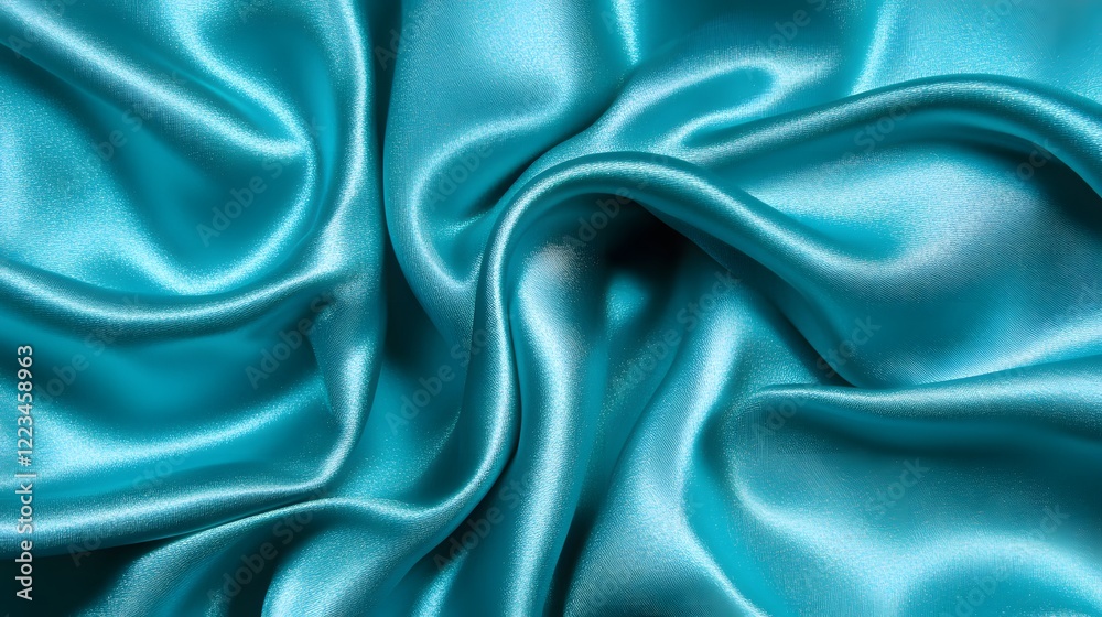 Obraz premium blue silk background