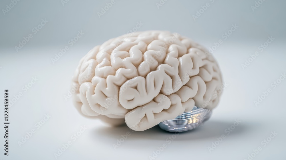 Elegant Futuristic glowing data lines connecting a quantum processor and an AI brain representing collaboration on a gradient blue and silver background Elegant Futuristic glowing data lines connecting a quantum processor and an AI brain representing collaboration on a gradient blue and silver background