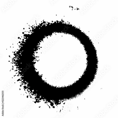 Circle powder vector illustration (3)