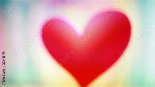 Heart-Shaped Love Reactions Animated Background. This video features a heart-shaped animation 