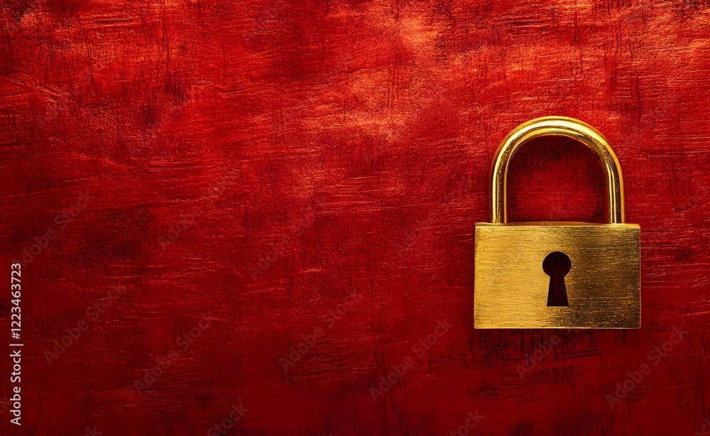 Fototapeta premium lock and key