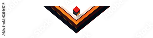 3d render of an icon isolated on transparent background