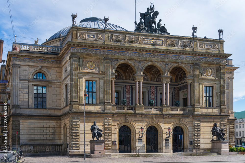Obraz premium The Royal Playhouse and Old Stage in Copenhagen