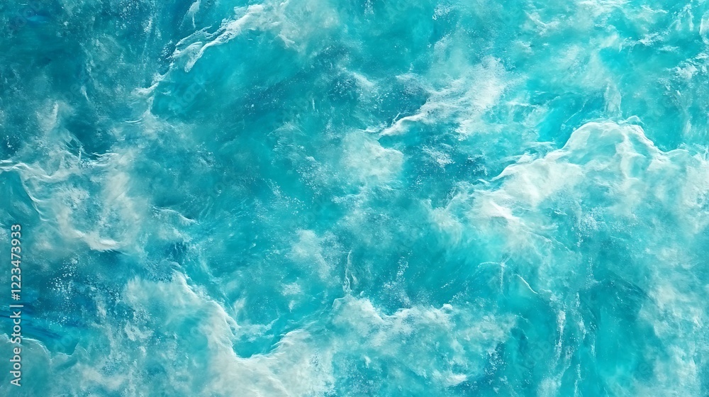 Fototapeta premium Abstract Ocean Water Texture Artistic Representation