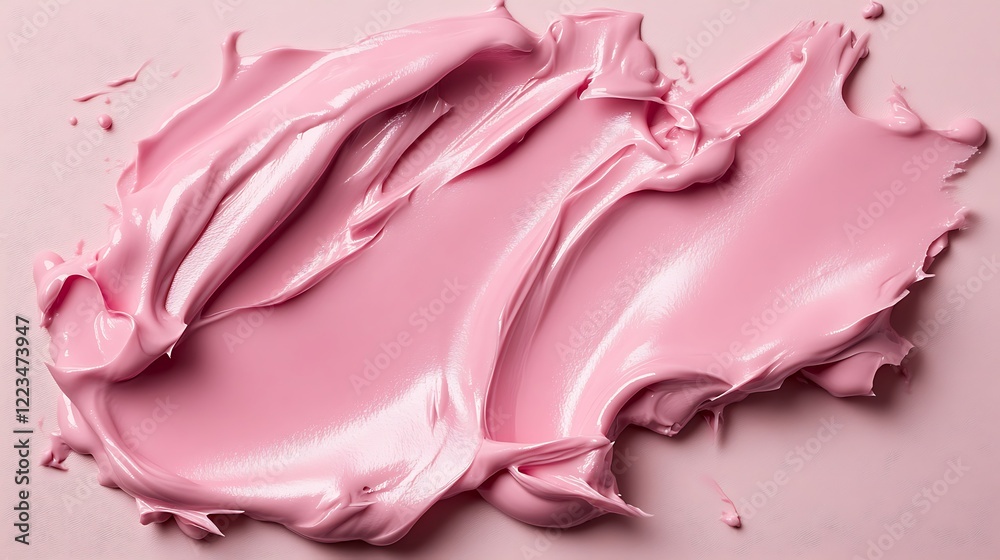Swirled Pink Cream Abstract Art Design Swirled Pink Cream Abstract Art Design