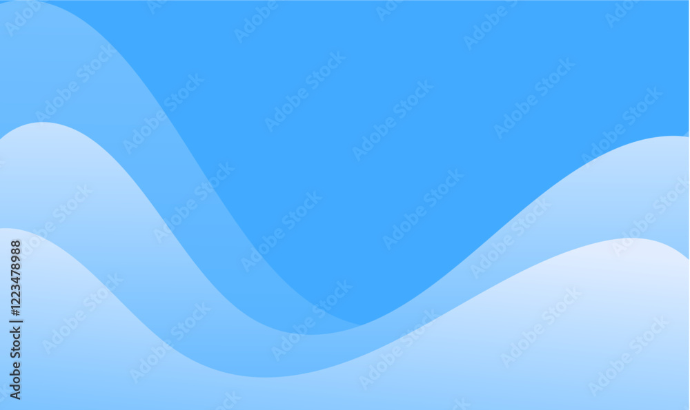 Fototapeta premium abstract blue wave background