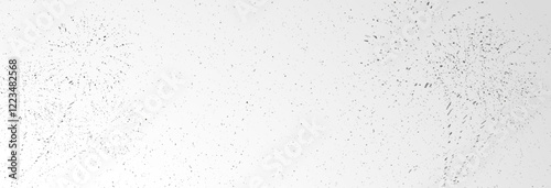 White concrete wall with a textured plastering relief pattern. Grunge texture. Abstract dust overlay background, can be used for your design. Vector png.