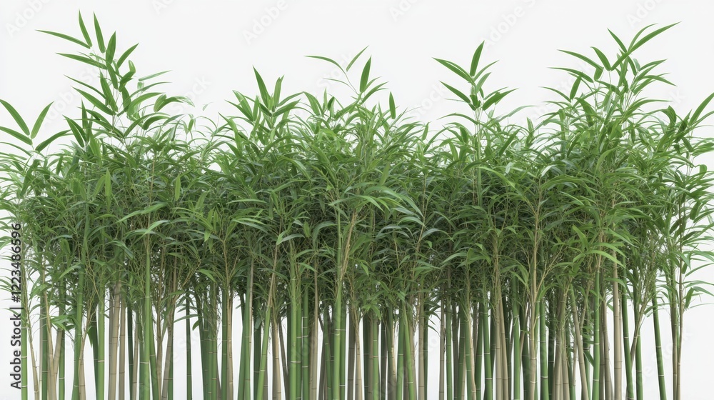 Obraz premium Lush Green Bamboo Forest