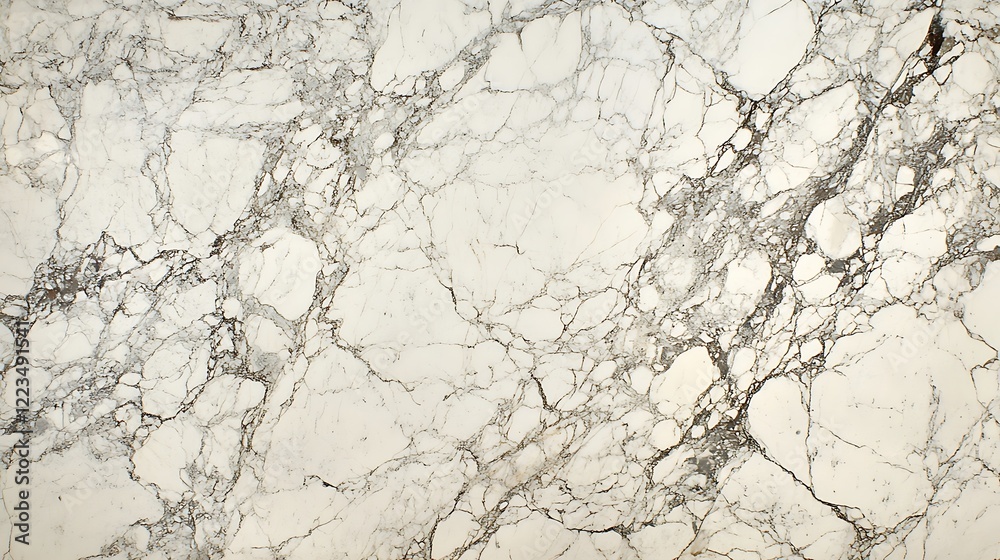White Marble Texture with Gray Veining Pattern White Marble Texture with Gray Veining Pattern