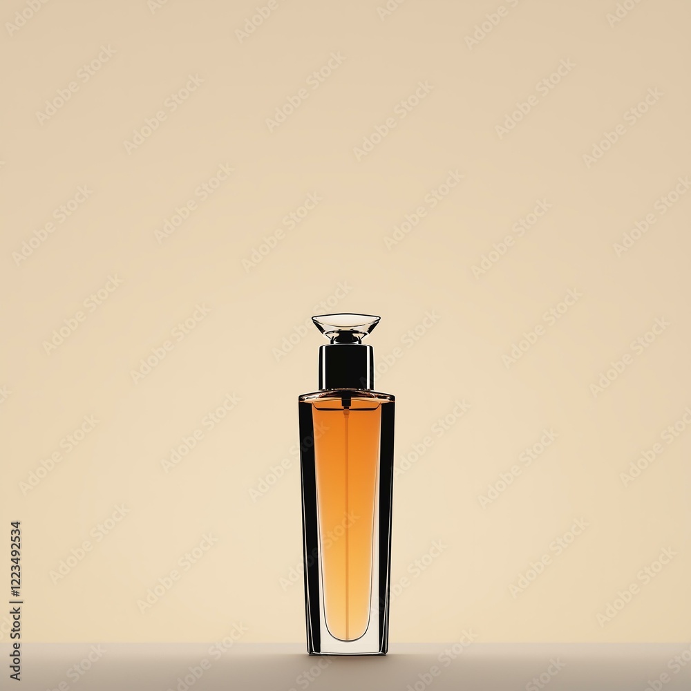 Tall Amber Perfume Bottle with a Classic Design Tall Amber Perfume Bottle with a Classic Design