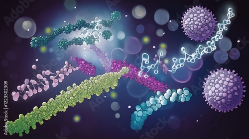 Mechanisms of Genetic Exchange Bacteria A scientific illustration of conjugation transformation and transduction processes