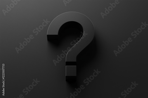 question mark on a wall
