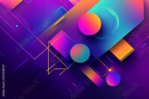 abstract background with squares