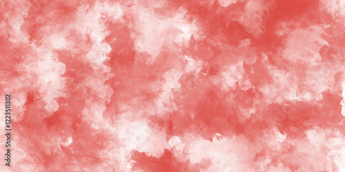 Abstract light pink watercolor cloudiness, mist, or smog background. light pink sky with white background and blurred pattern