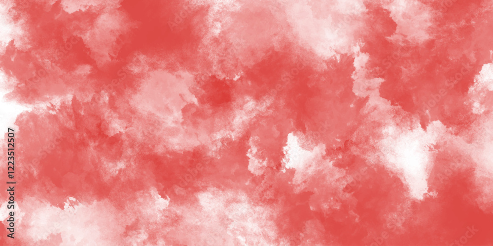 Fototapeta premium Abstract light pink watercolor cloudiness, mist, or smog background. light pink sky with white background and blurred pattern