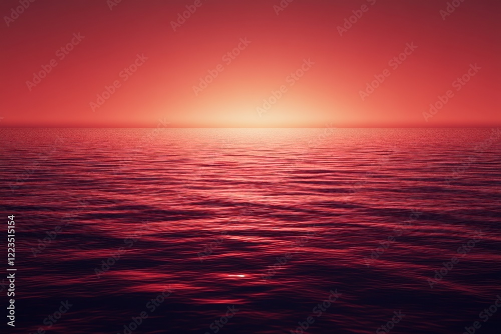 Obraz premium Smooth cooltoned red gradient with a tiltshift effect