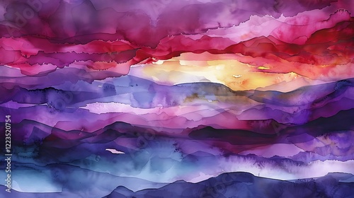 Black, Dark Purple, Red, Burgundy, Wine, Magenta, and Maroon Palette, Creating a Bold and Elegant Abstract Background with Deep, Rich Tones for a Sophisticated Aesthetic