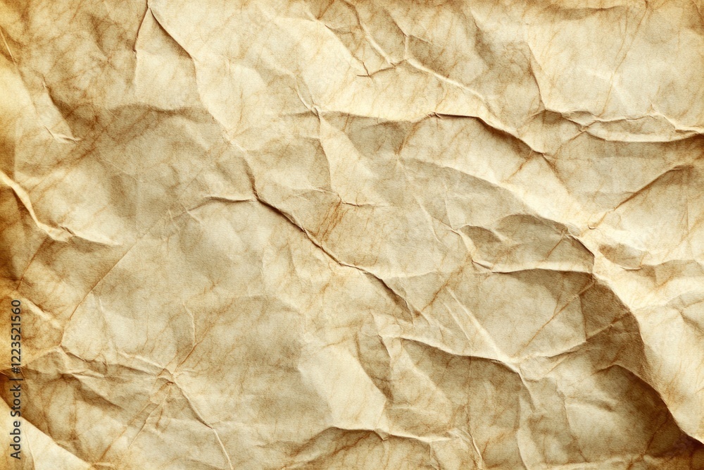 Crumpled aged paper texture background, design element Crumpled aged paper texture background, design element