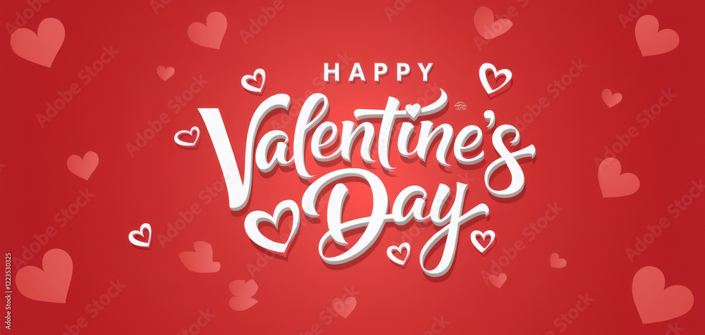 Valentines day background with heart pattern and typography of happy valentines day text . Vector illustration. Wallpaper, flyers, invitation, posters, brochure, banners. Valentines day background with heart pattern and typography of happy valentines day text . Vector illustration. Wallpaper, flyers, invitation, posters, brochure, banners.