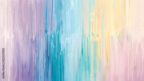 Soft Blend of Blue, Purple, Lilac, Lavender, Green, Turquoise, Agua, and Teal Tones, Creating a Calming and Harmonious Color Palette with a Refreshing, Serene Aesthetic