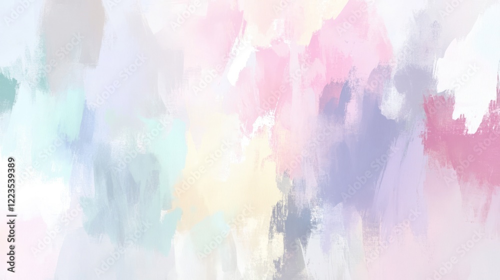 Pastel Abstract Painting Soft Hues and Brushstrokes Pastel Abstract Painting Soft Hues and Brushstrokes