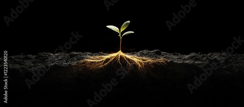 The Glimmering Sprout: A Symbol of Growth and Resilience