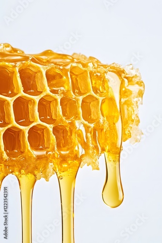 honey in a glass