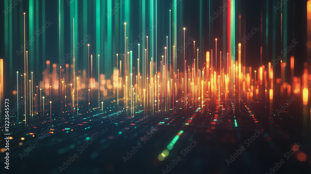 Abstract black background with Colorful charts and graphs with statistics to innovative analyze business potential and forecast future development of companies growth. Abstract black background with Colorful charts and graphs with statistics to innovative analyze business potential and forecast future development of companies growth.