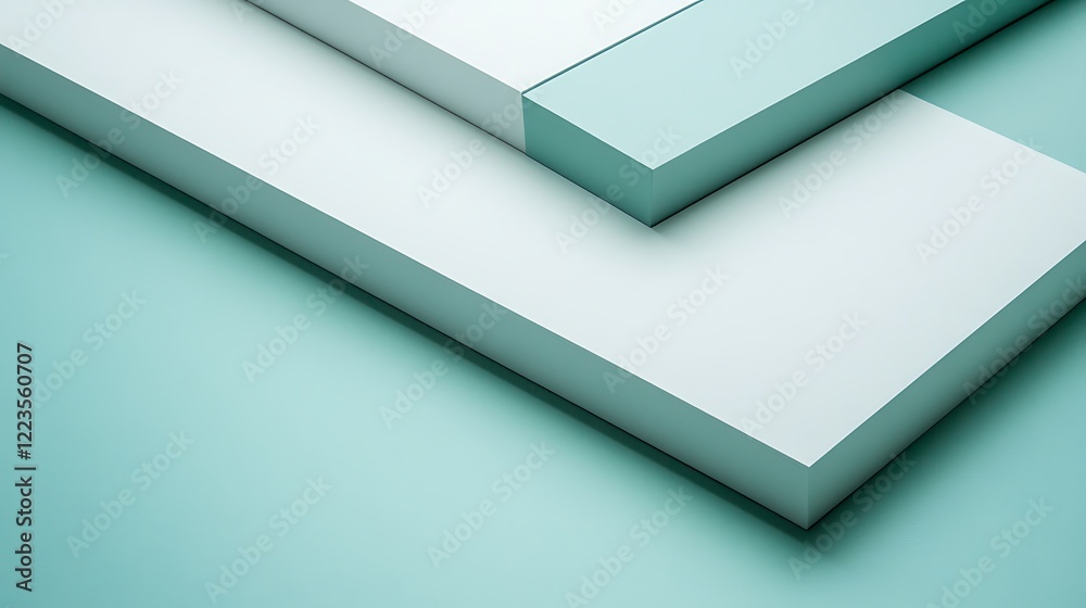 Abstract Geometric Shapes in Pastel Colors Abstract Geometric Shapes in Pastel Colors