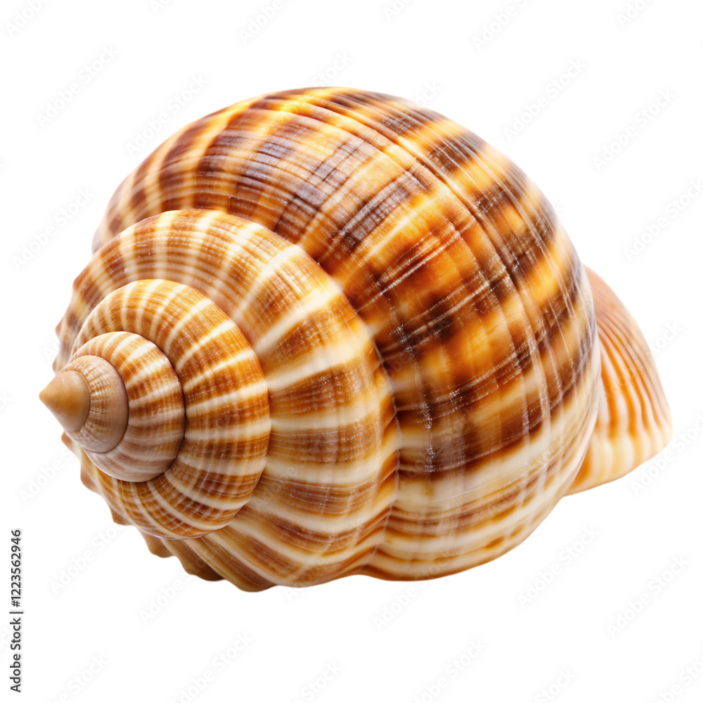 Striped Seashell Detailed Macro Photography Ocean Nature Brown Beige White Image Beach Striped Seashell Detailed Macro Photography Ocean Nature Brown Beige White Image Beach