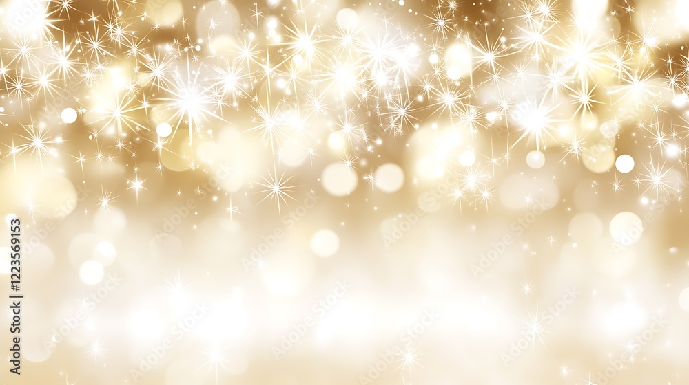 Sparkling Golden Lights Festive Background Design Sparkling Golden Lights Festive Background Design