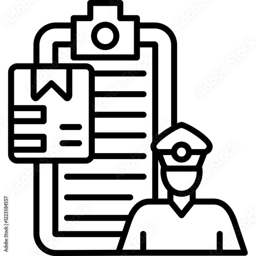 Customs Declaration Icon