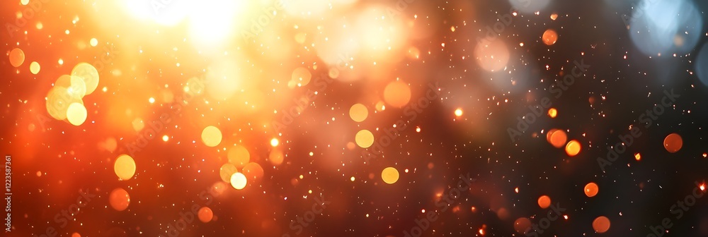 Obraz premium A background of subtle lens flares against a neutral tone.