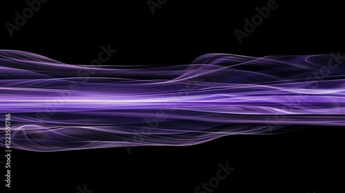 Captivating and Dynamic Composition of Vibrant Purple Hues, Blending Rich Tones and Fluid Movements to Create an Engaging, Energetic Visual Experience Full of Depth and Beauty